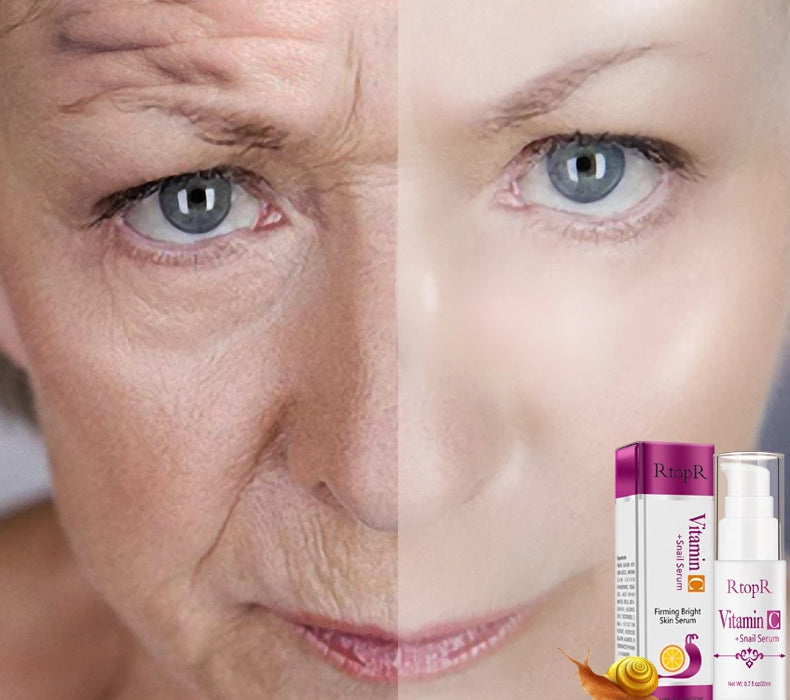 Vitamin C Snail Serum Rejuvenation Anti Wrinkle Firming Bright Skin Serum For Face Ance Treatment